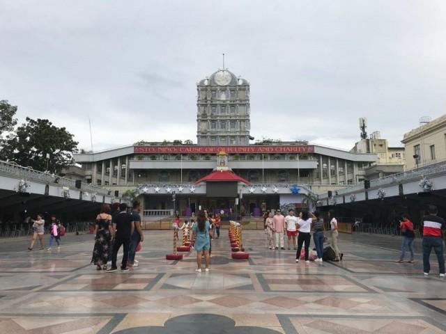 The Santo Niño Pilgrim Center is spruced up as the nine-day novena mass starts on Thursday, Jan. 9, 2020. PHOTO BY BERNADETTE A. PARCO