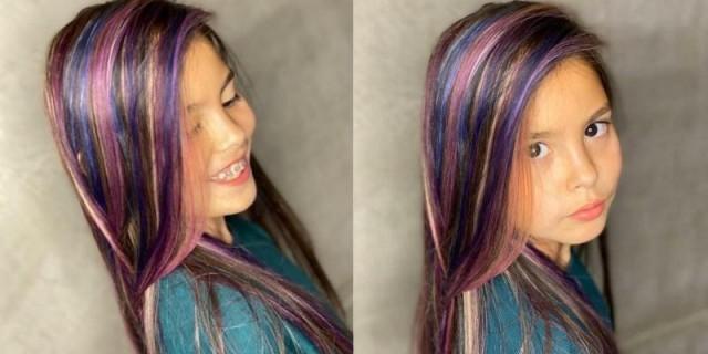 Kendra Kramer S Unicorn Streaked Hair Is Absolutely Adorable