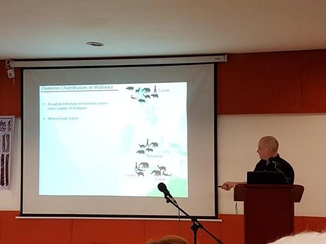 Philip Piper notes the broad distribution of hominins along with animals in the Philippines and Indonesia areas. Photo: Angelica Y. Yang/GMA News