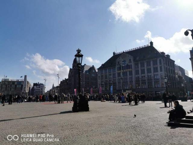 Bustling Amsterdam no more. Photo courtesy of Carmela Inguito