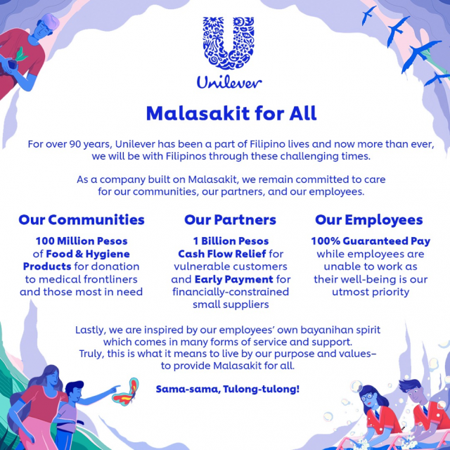 unilever-philippines-pledges-malasakit-for-all-amid-covid-19-crisis