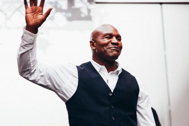 Boxing legend Evander Holyfield prior to his son Evan Holyfield's third professional fight against Travis Nero at Hard Rock Hotel Daytona on February 08, 2020 in Daytona Beach, Florida. Harry Aaron/Getty Images/AFP