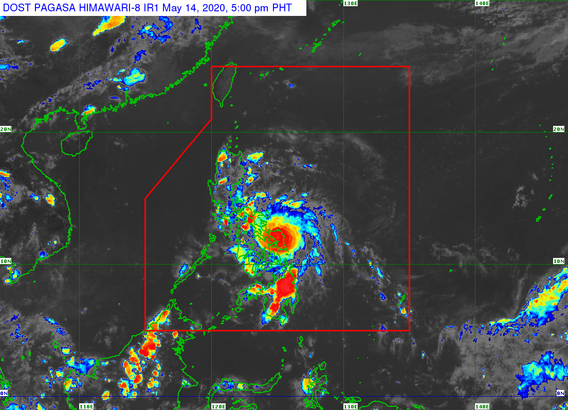 Ambo Maintains Strength As It Moves Over Northern Part Of Samar