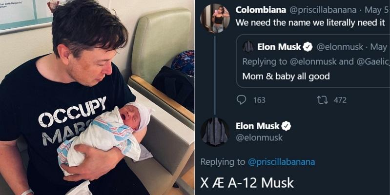 Did Elon Musk Just Name His Newborn Son X Ae A 12