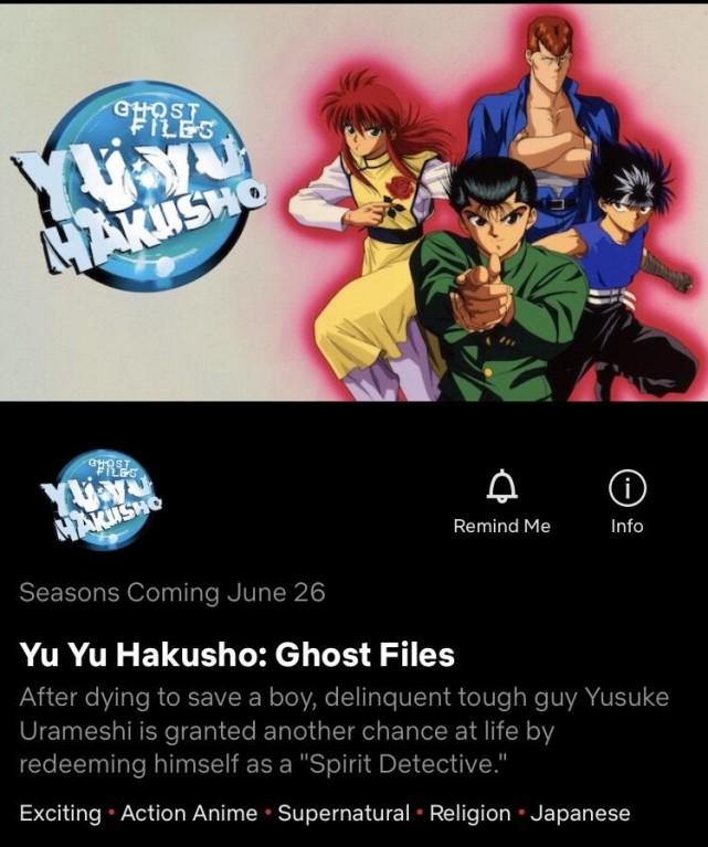 Yu Yu Hakusho - streaming tv show online