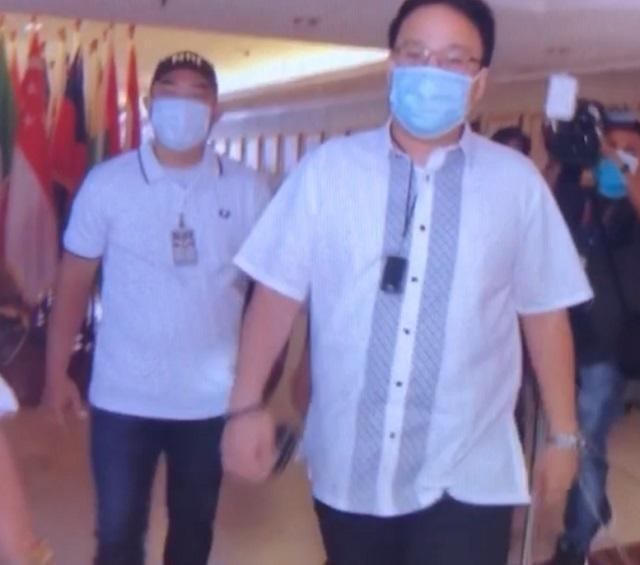 Filipino lawyer Mark Tolentino, who is embroiled in the controversy involving the missing $2.1 billion of German payments provider Wirecard, appears before the National Bureau of Investigation on Monday, June 29, 2020, in connection with the bureau's investigation on the scandal. Though he did not issue any new statement, he had previously denied involvement in irregularity. TINA PANGANIBAN-PEREZ