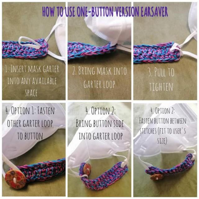 How to use one button crochet eatsavers. CONTRIBUTED PHOTO