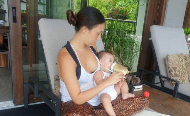 Nico Is Amazed By Solenn S Multitasking Skills Shares Photo