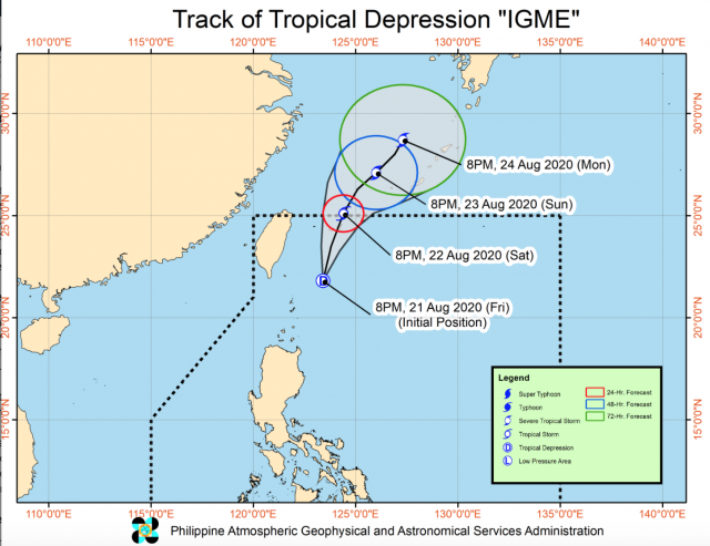 Lpa Develops Into Tropical Depression Igme Brings Rains Over Batanes Babuyan Islands