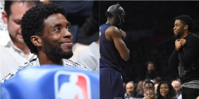 Chadwick Boseman at NBA