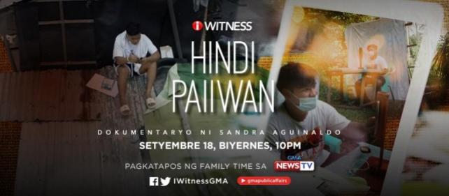'Hindi Paiiwan', dokumentaryo ni Sandra Aguinaldo, ngayong Biyernes sa