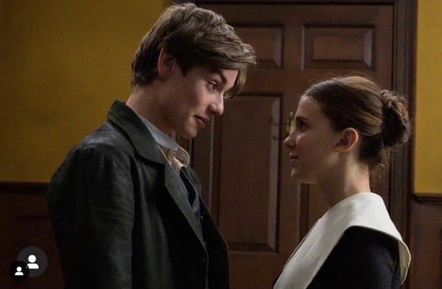 Louis Partridge talks about chemistry with Millie Bobby ...