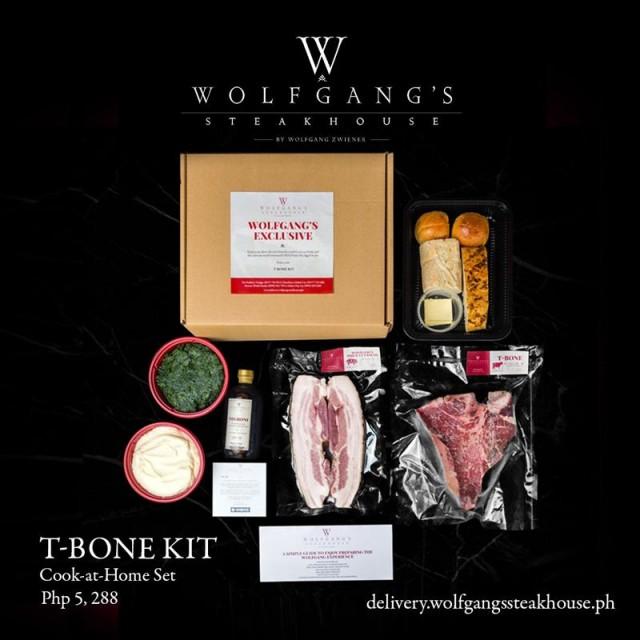 Call for a steak night, cook for the family, and forget about the pandemic for a few hours. Courtesy: Wolfgang's Steakhouse