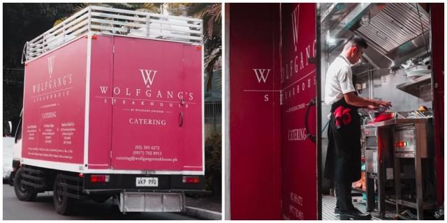 The Steakhouse has a mobile kitchen, where all the magic happens. Courtesy: Wolfgang's Steakhouse