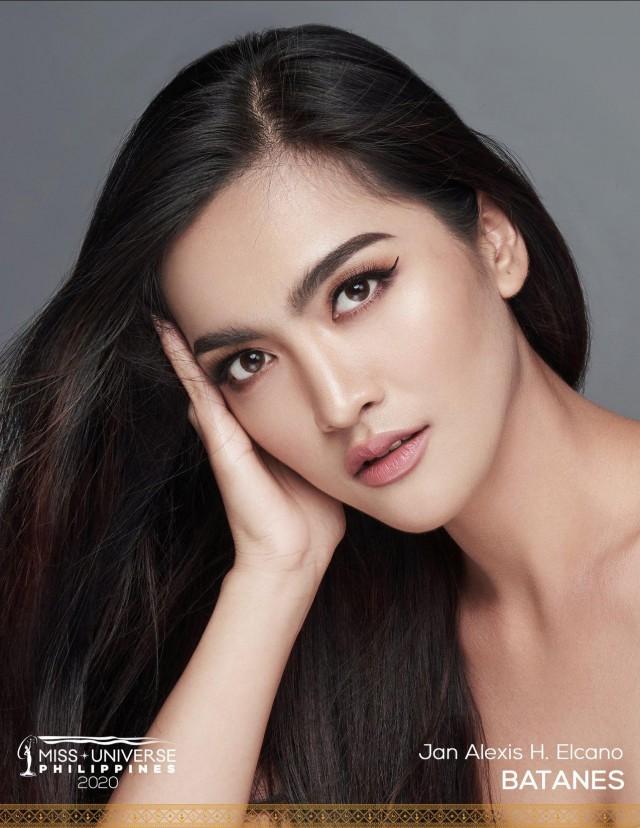 Jan Alexis Elcano in her official Miss Universe Philippines head shot