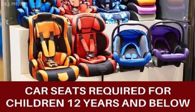 children's car seats legal requirements