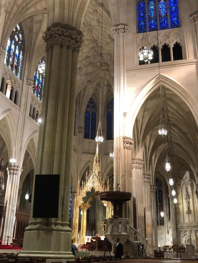 Inside St. Patrick's Cathedral in Manhattan. Photo: Lou Albano