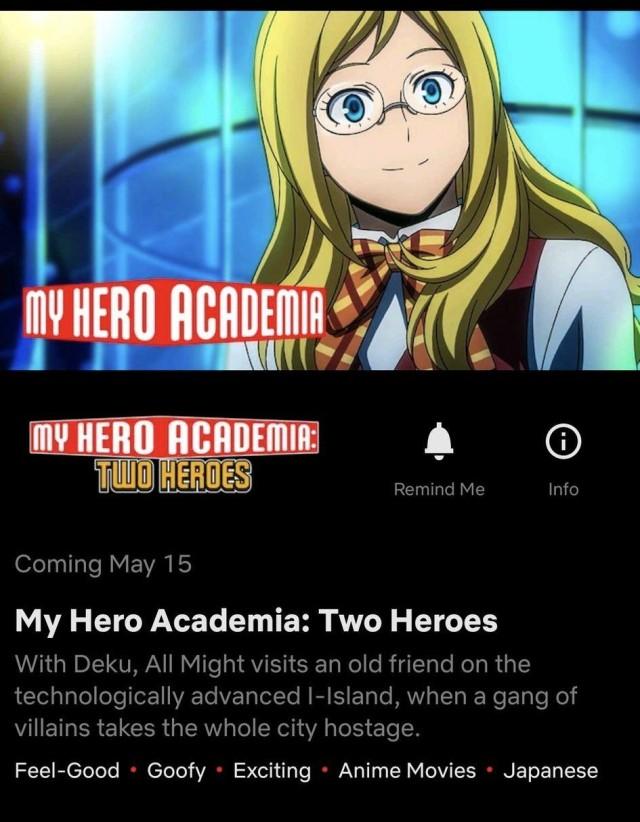 My Hero Academia: Dois Heróis' estreia na Netflix