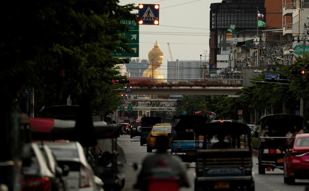 Thai temple says construction of giant Buddha statue visible across Bangkok  nearly complete