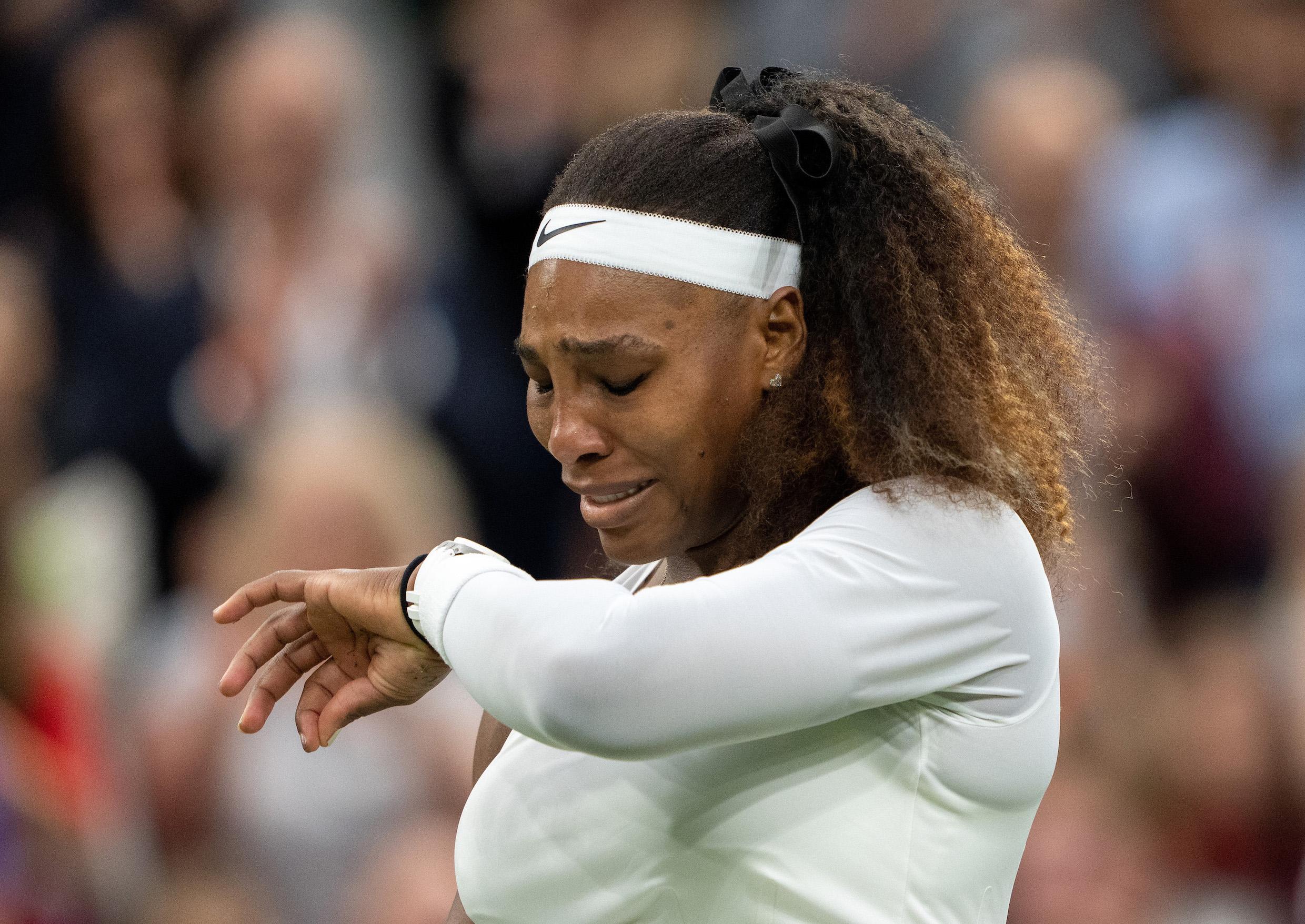 Wimbledon ends in tears for injured Serena GMA News Online
