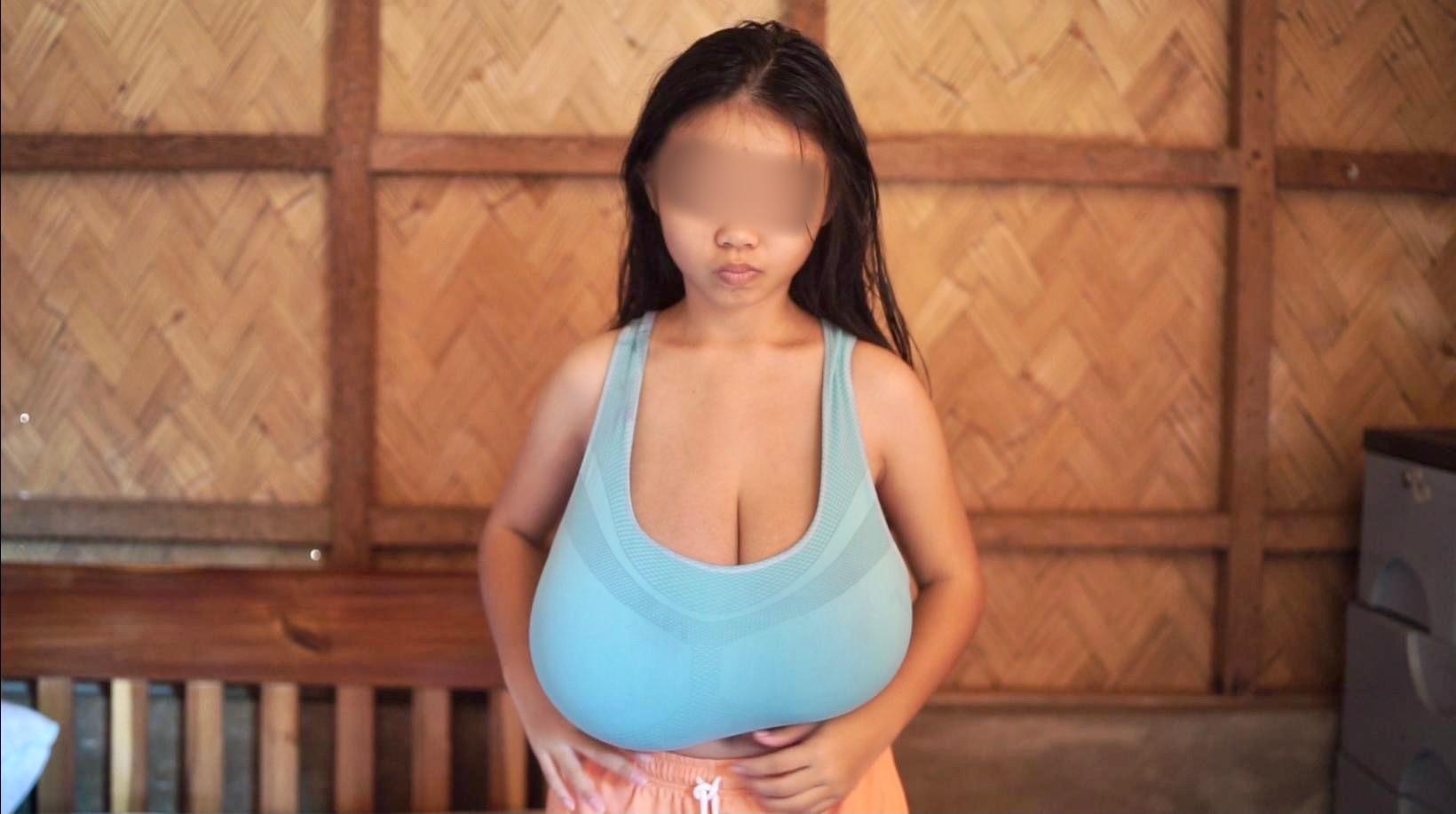 Asian with huge tits
