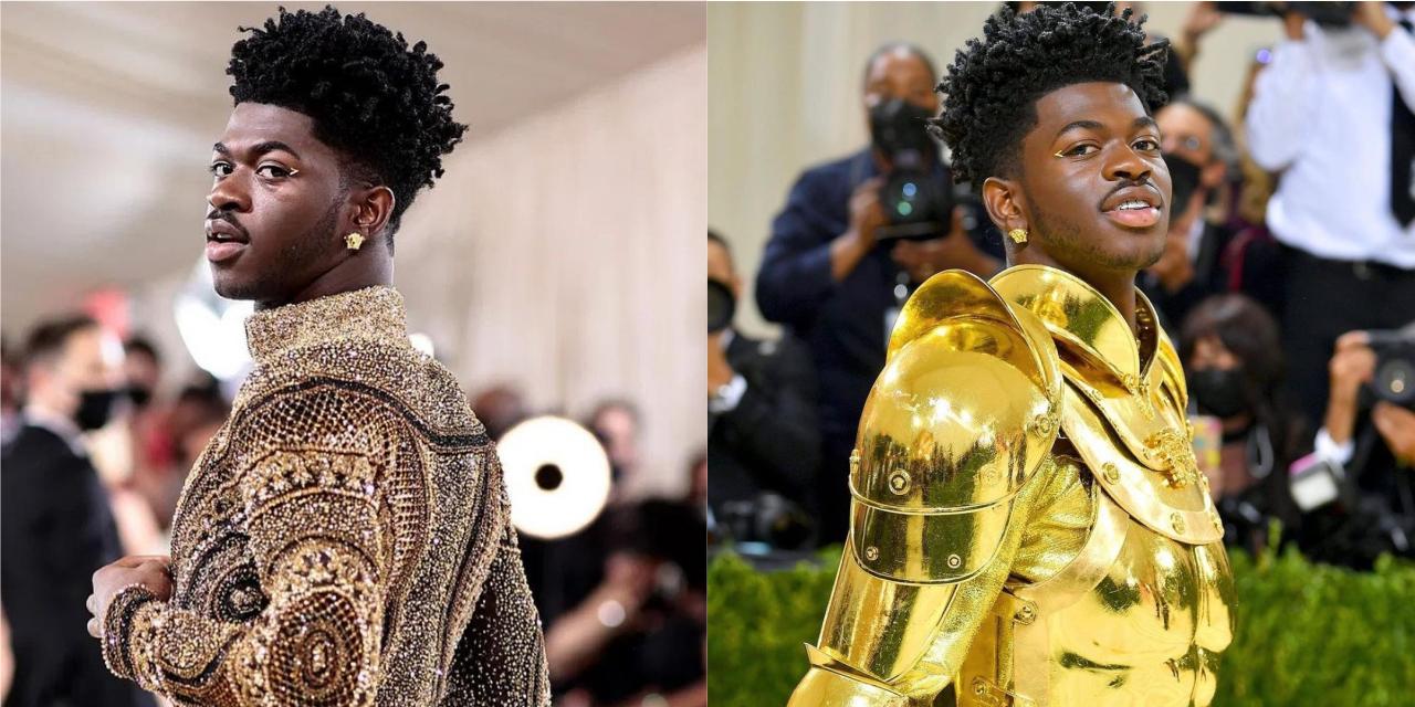 Lil Nas X makes dramatic entrance at 2021 Met Gala in 3-part