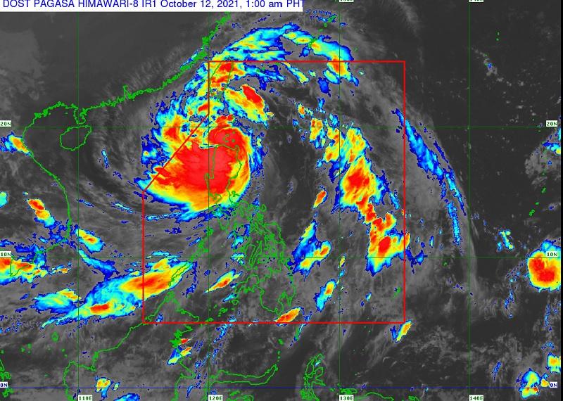 Areas Under Signal No As Maring Intensifies Traverses West