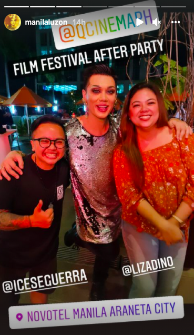 Instagram screen grab