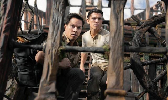 Mark Wahlberg with Tom Holland. Photo courtesy of Columbia Pictures PH