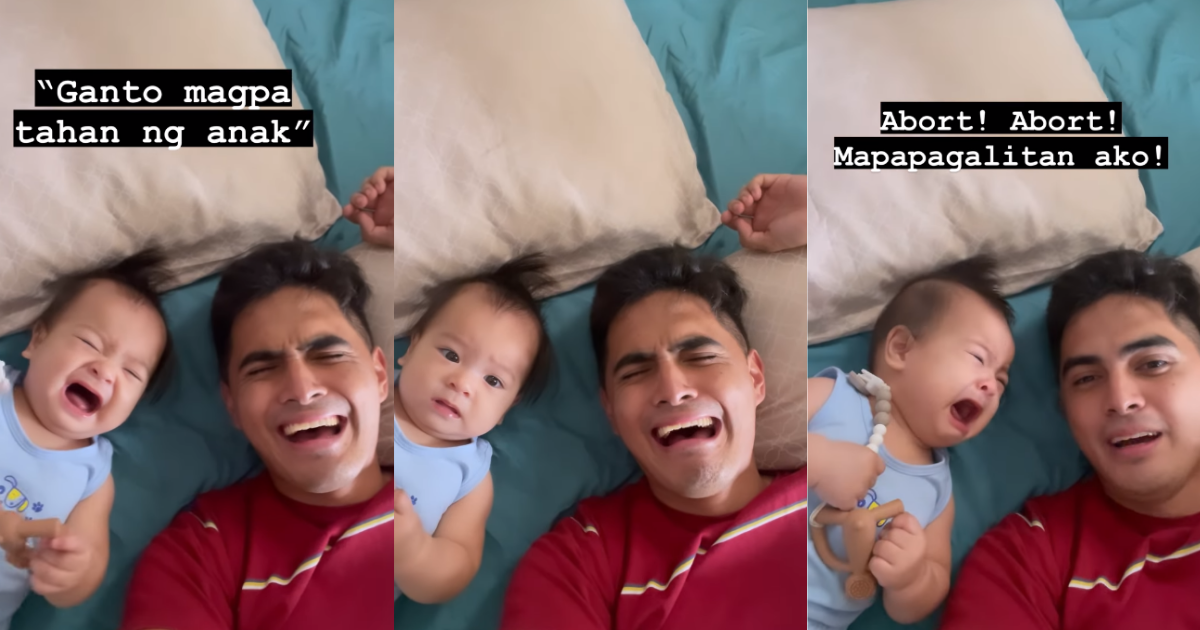 Juancho Triviño shares hilarious baby sitting fail with son Eliam GMA