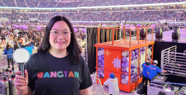 Therese Carillo in BTS&acirc; Permission to Dance On Stage concert in Los Angeles / Photo by: Therese Carillo