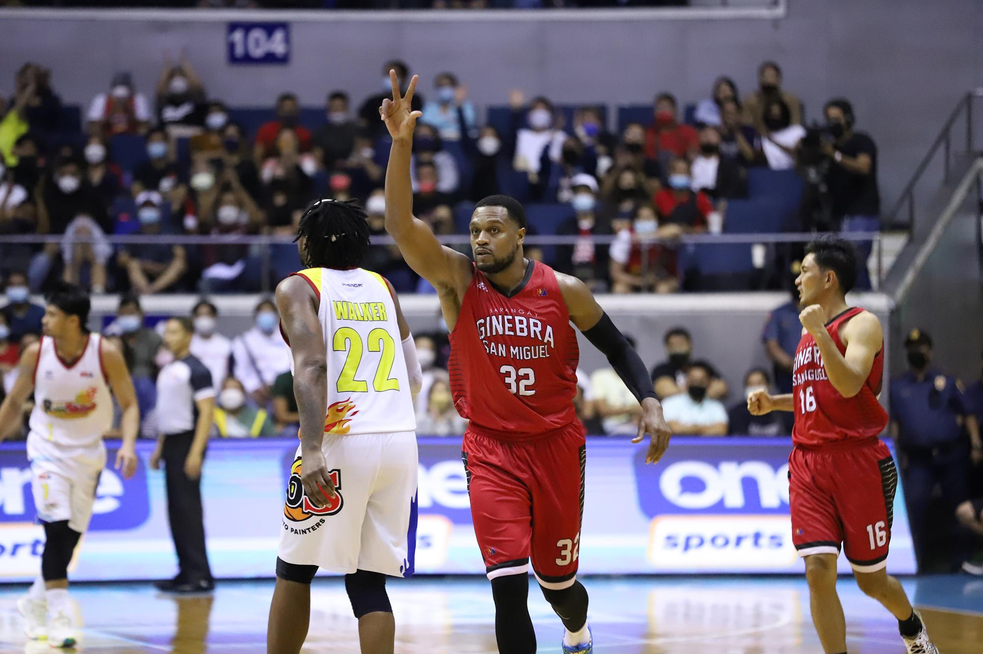 Barangay Ginebra takes down Rain or Shine to end elims with win | GMA News  Online