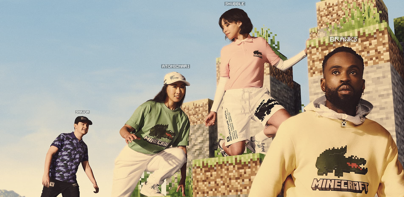 Sow plan kaffe Channel your gaming character IRL with Lacoste x Minecraft SS22 collection  | GMA News Online