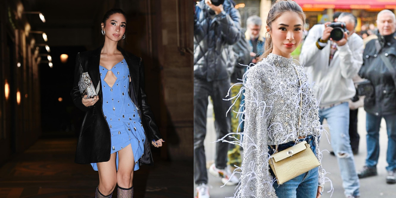 Look: All Of Heart Evangelista's Outfits At Paris Fashion Week March 2022