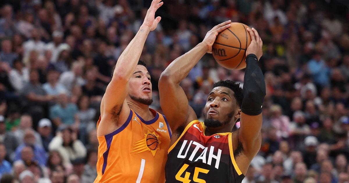 Devin Booker and the Phoenix Suns pull away late to beat the Utah Jazz -  SLC Dunk