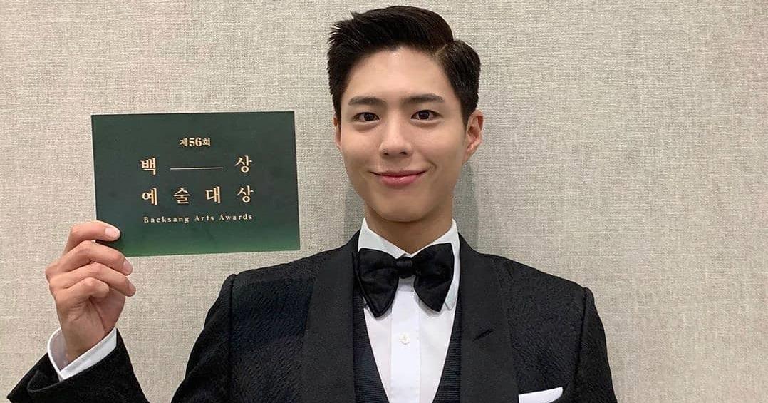 Actor Park Bo-gum at 58th Baeksang Arts Awards