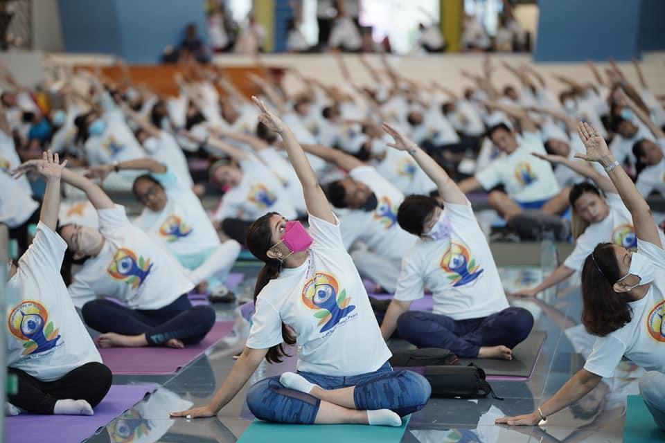 For International Day of Yoga 2022, Yogis gather for an in-person  celebration