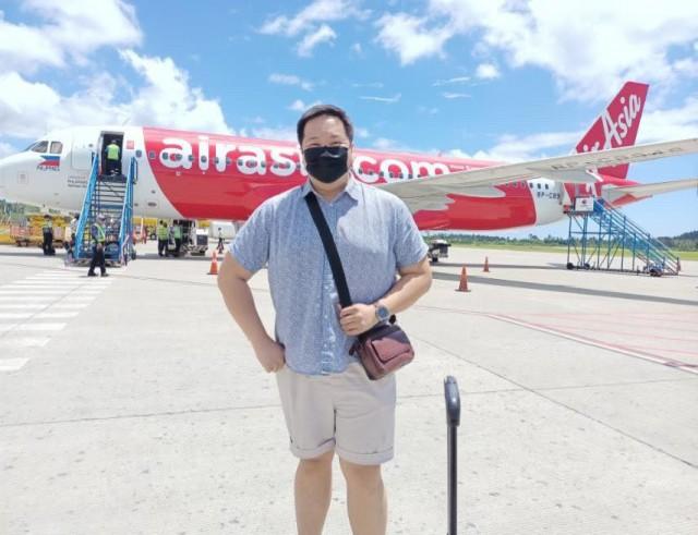 Scorching heat in the arrival area of ​​Caticlan airport.  Photo by: JP Soriano