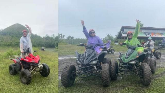 Soteraâ€™s ATV ride near Chocolate Hills. Photo: Piolo Veluz/GMA News