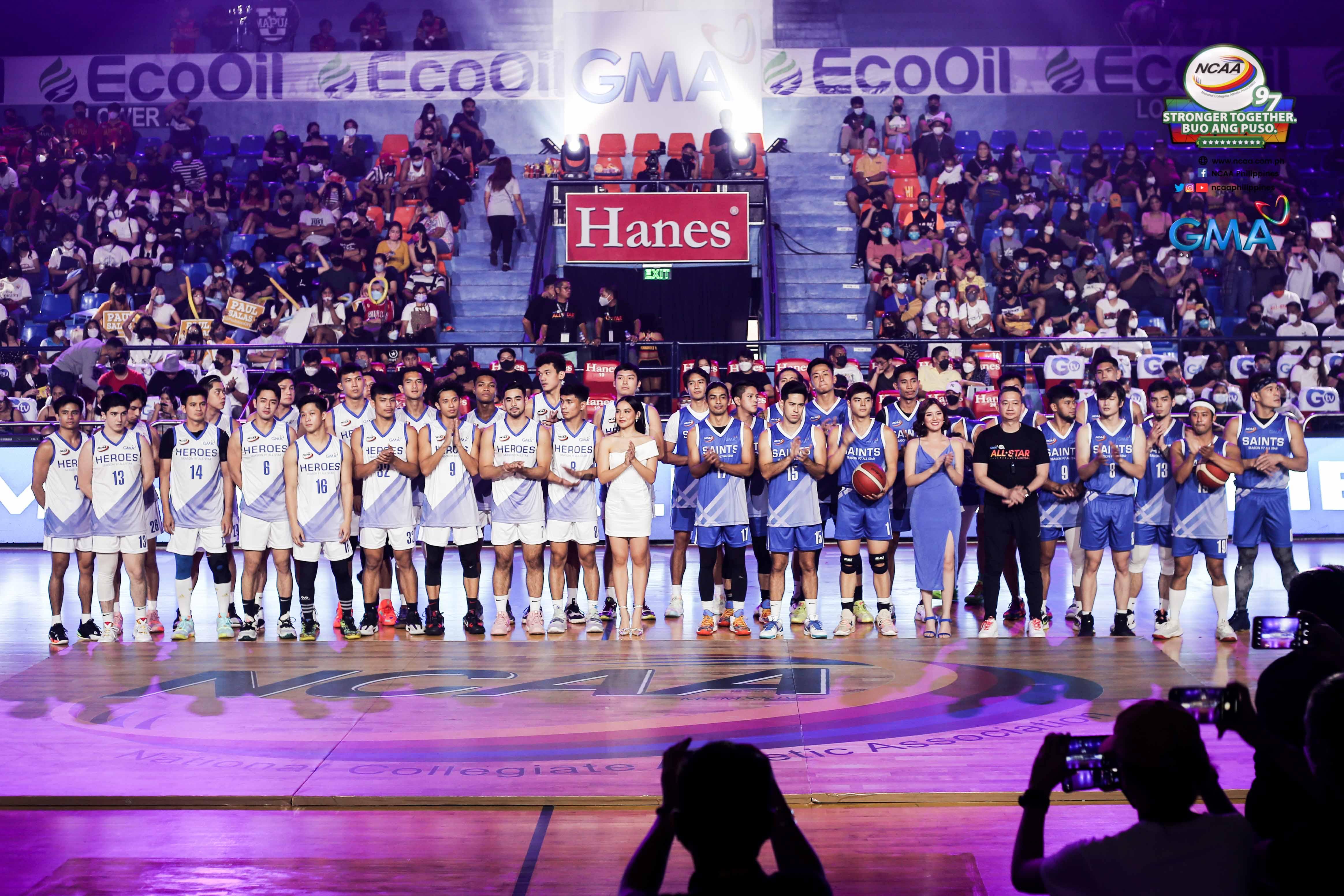 Team Heroes, Team Saints battle to 109-all draw in exciting NCAA All-Star  Game | NCAA Philippines