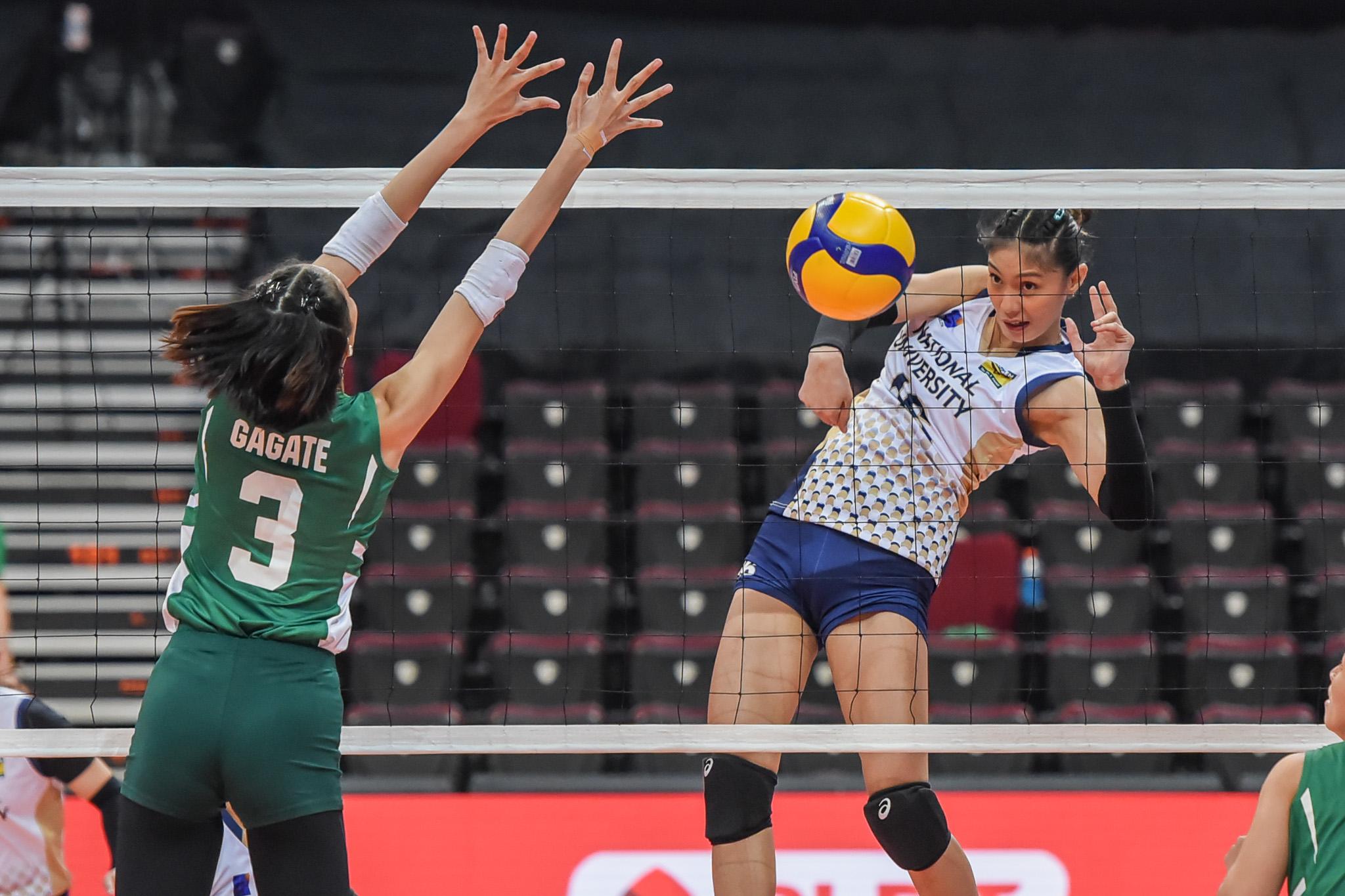 NU sweeps La Salle, inches closer to womens volleyball title GMA News Online