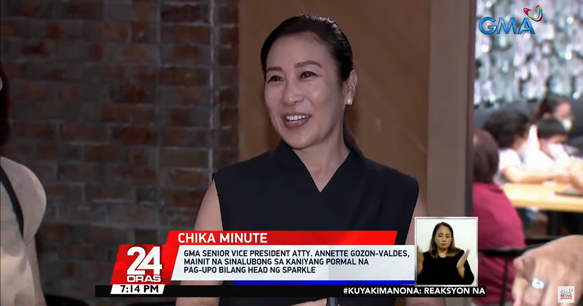 GMA Senior Vice President Annette Gozon Valdes Formally Joins Sparkle