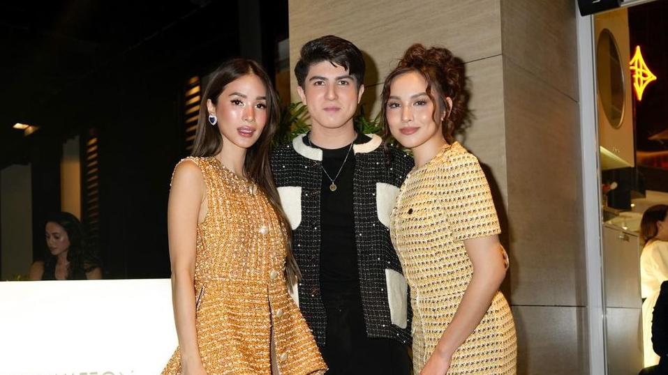 Heart, Mavy and Kyline grace Louis Vuitton's Christmas tree lighting event  in Makati