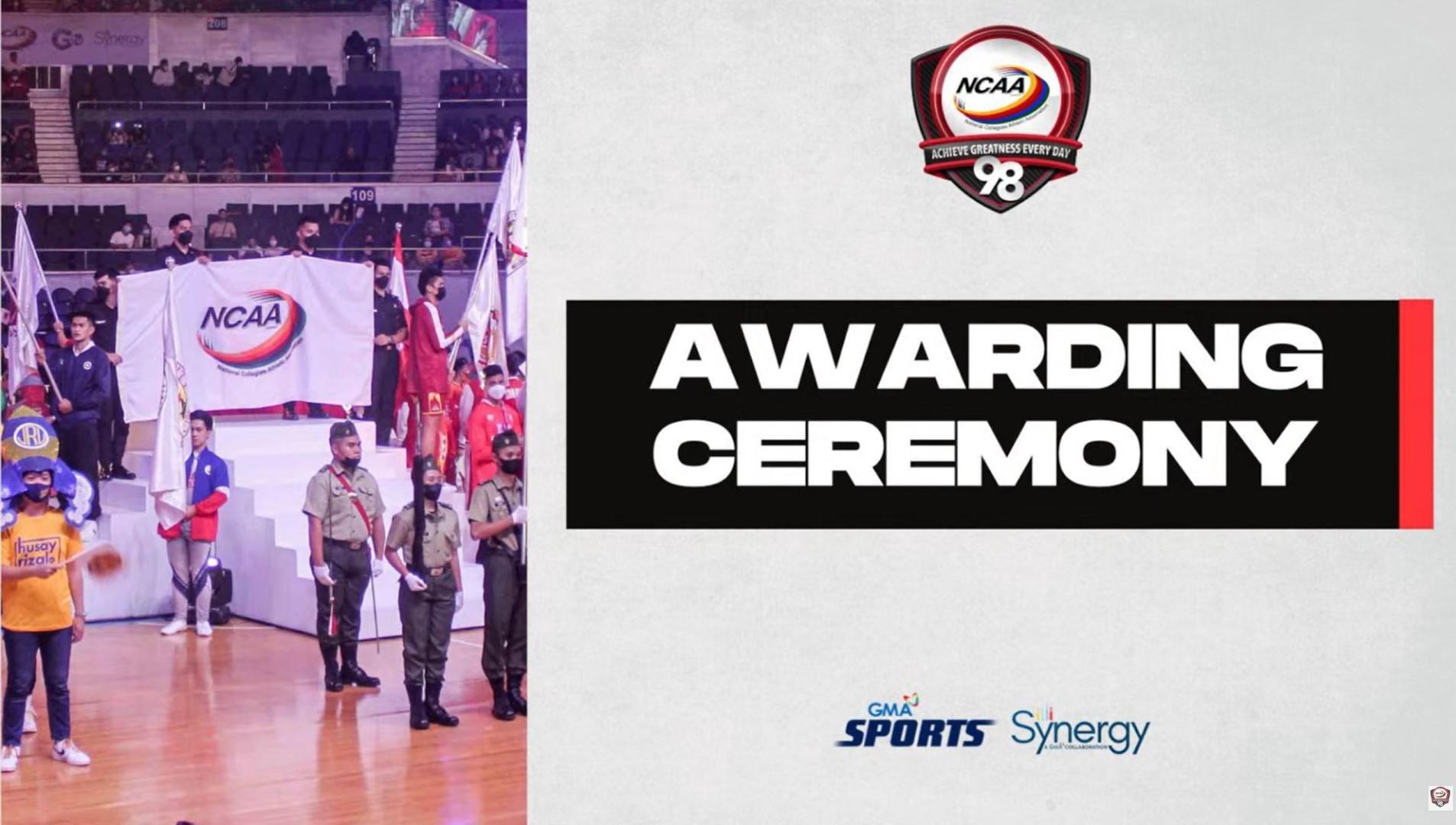 WATCH: NCAA Season 98 men"s basketball awarding ceremony