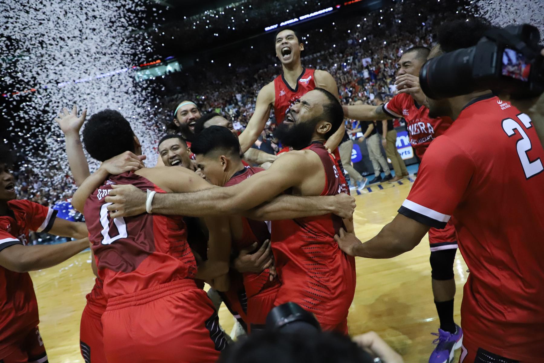 Barangay Ginebra slays Bay Area Dragons in Game 7 for PBA Commissioners Cup crown GMA News Online