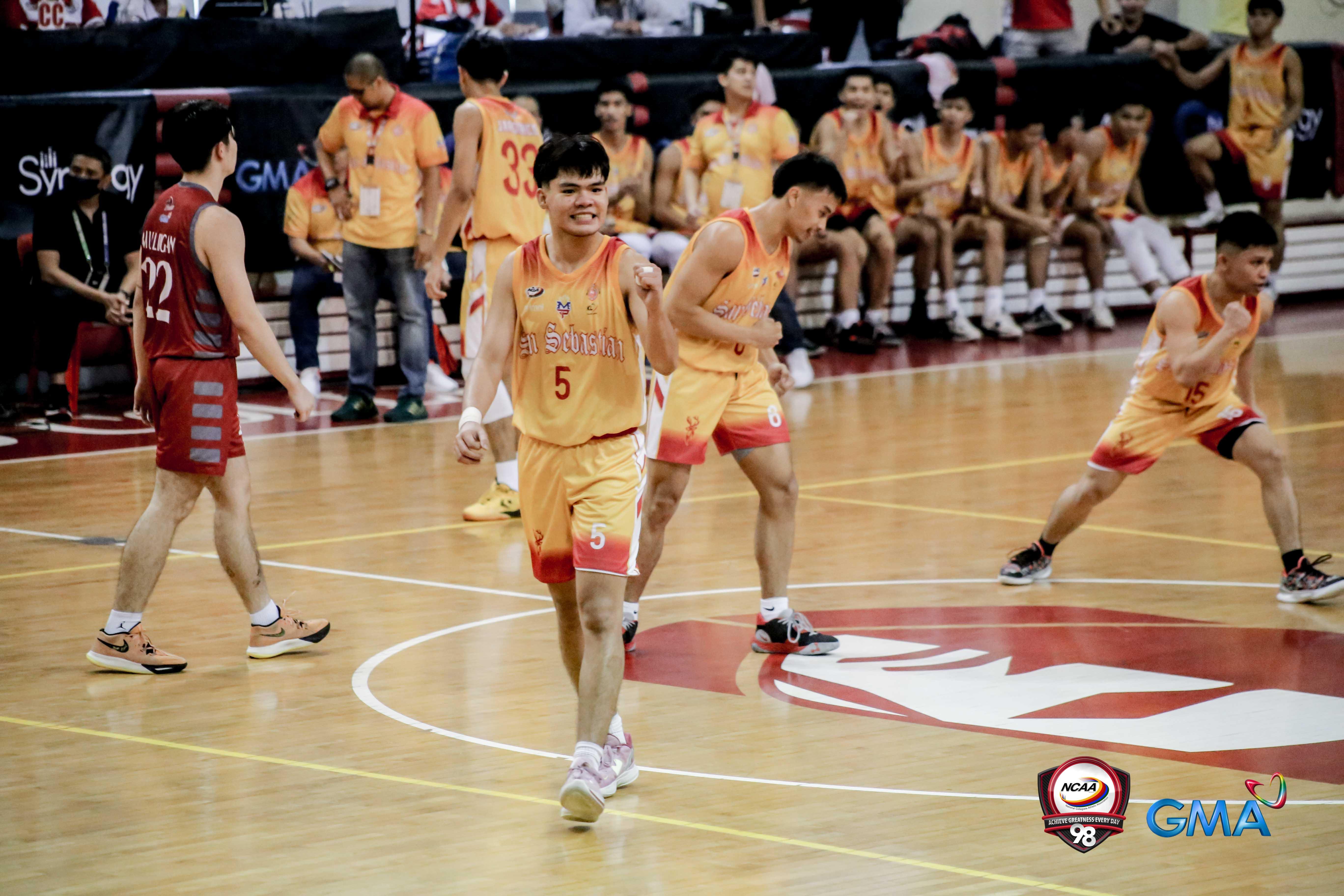 De Leon, Jardinico put on show as San Sebastian routs Perpetual to boost playoff hopes