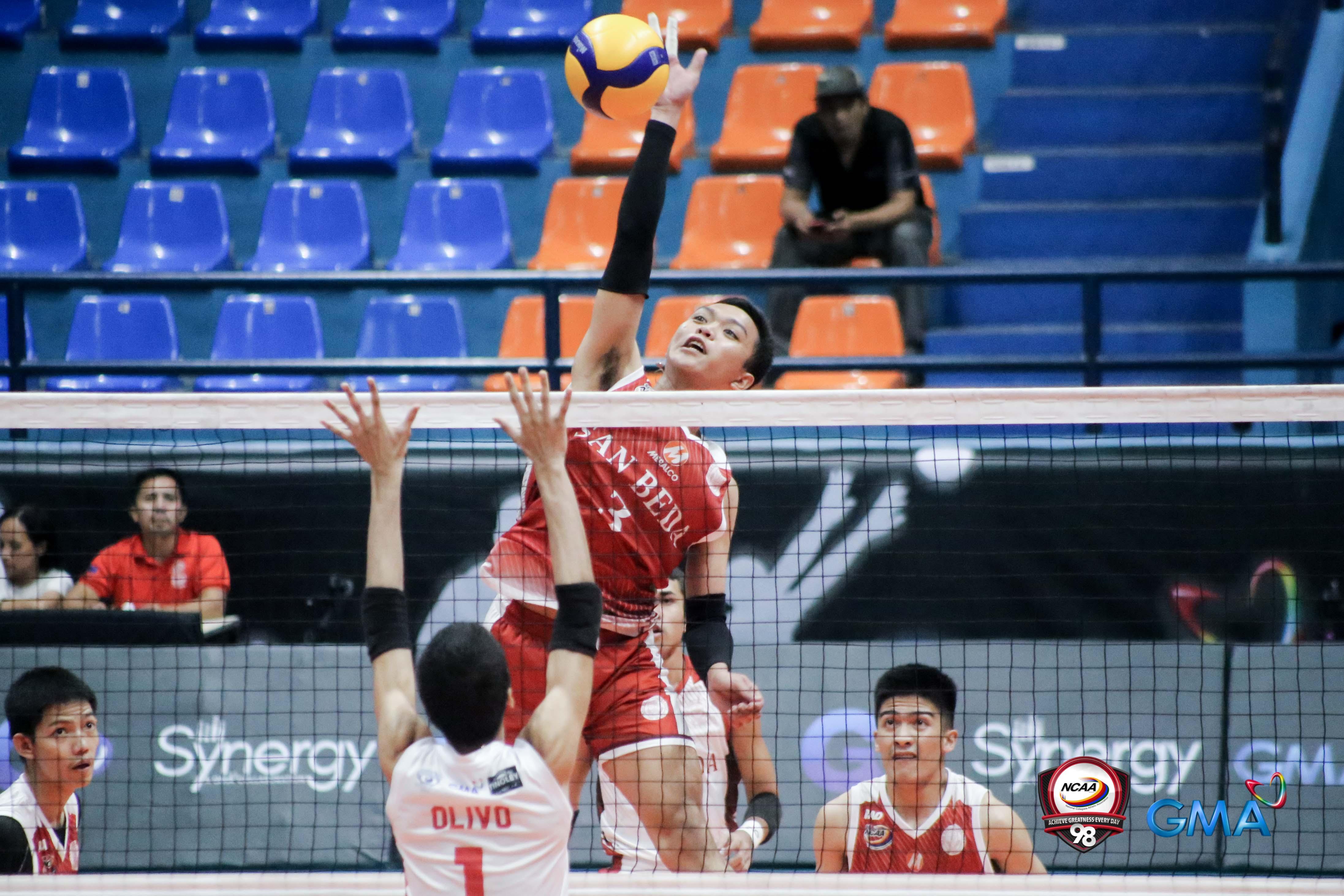 San Beda survives tight fourth set vs EAC, stays alive in Stepladder Final Four