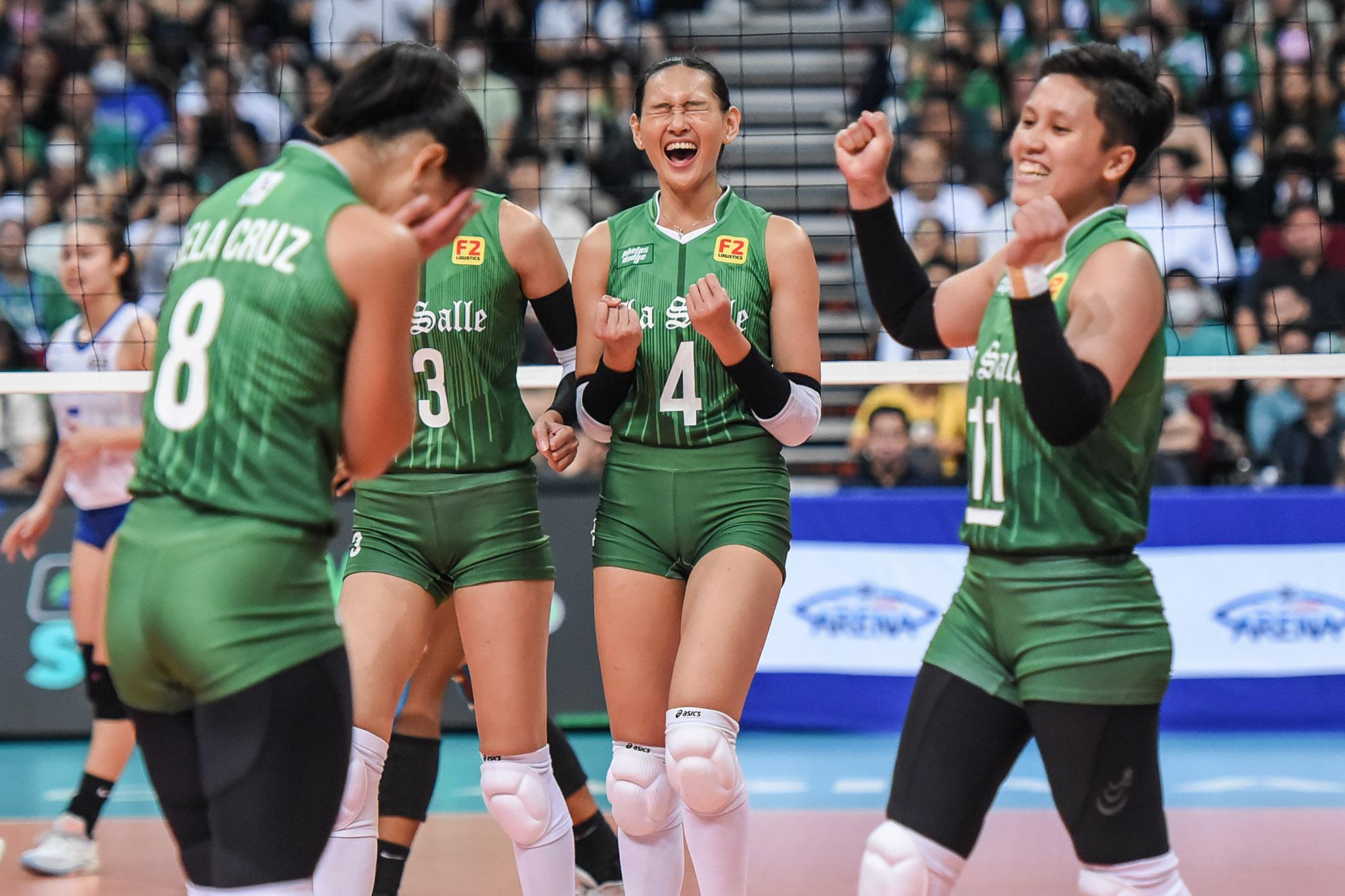 La Salle remains undefeated with sweep of Ateneo; UP barges into win column at UEs expense GMA News Online