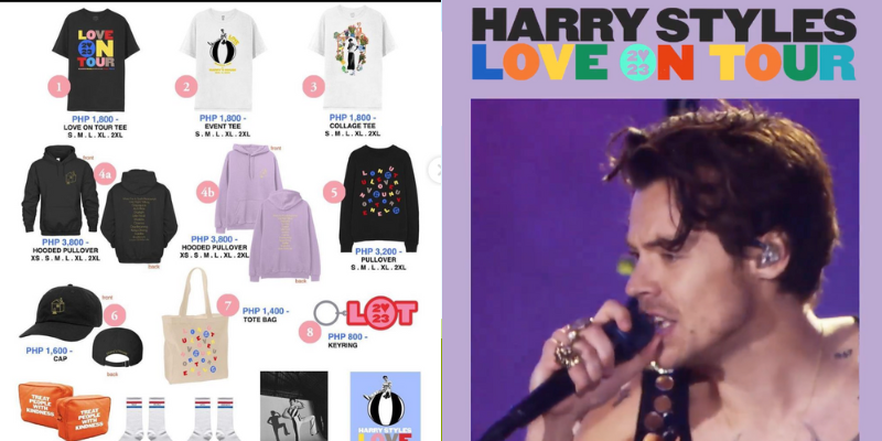 Harry Styles unveils official merch ahead of Manila concert