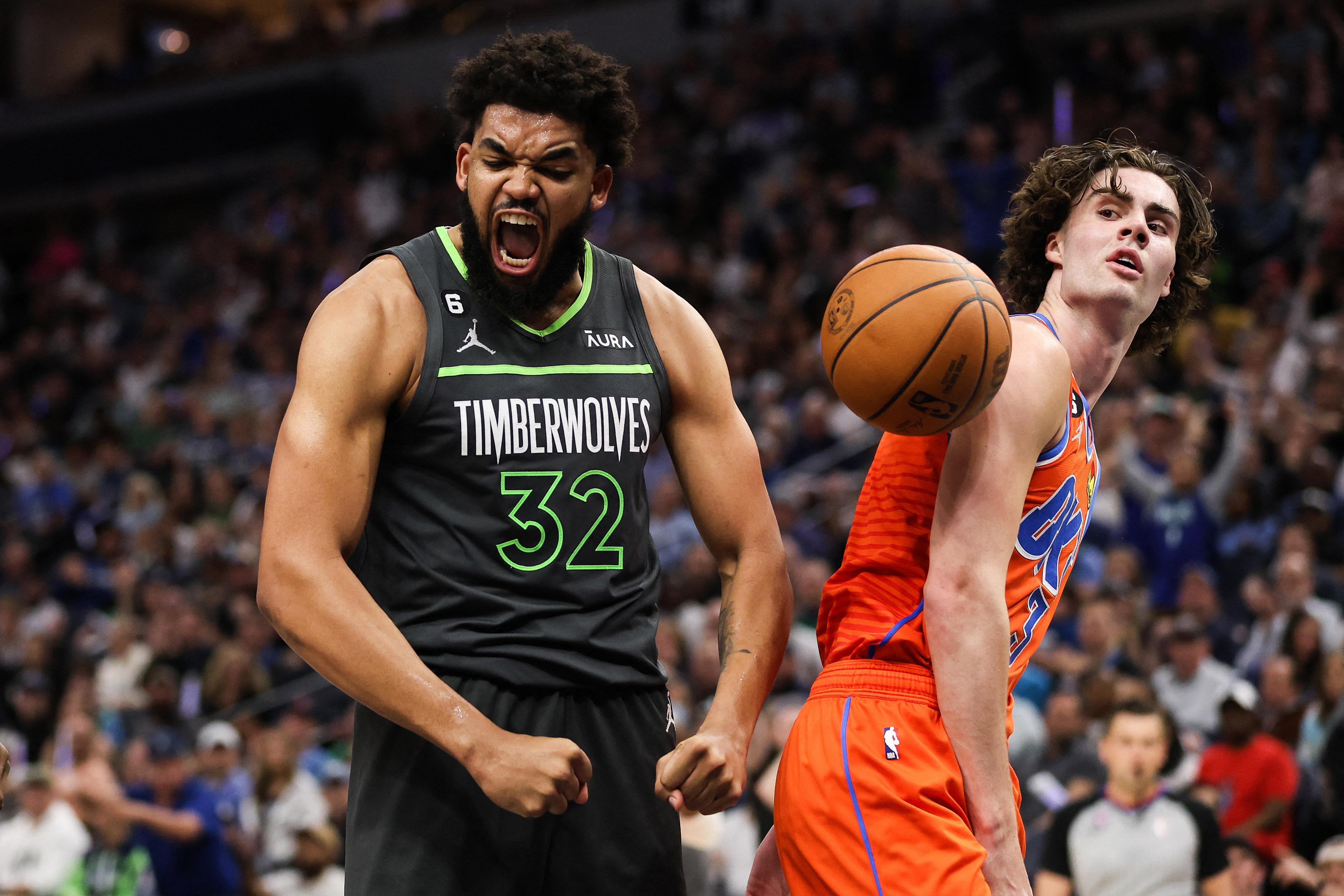 Karl Anthony Towns Leads Wolves Past Thunder Into Playoffs GMA News